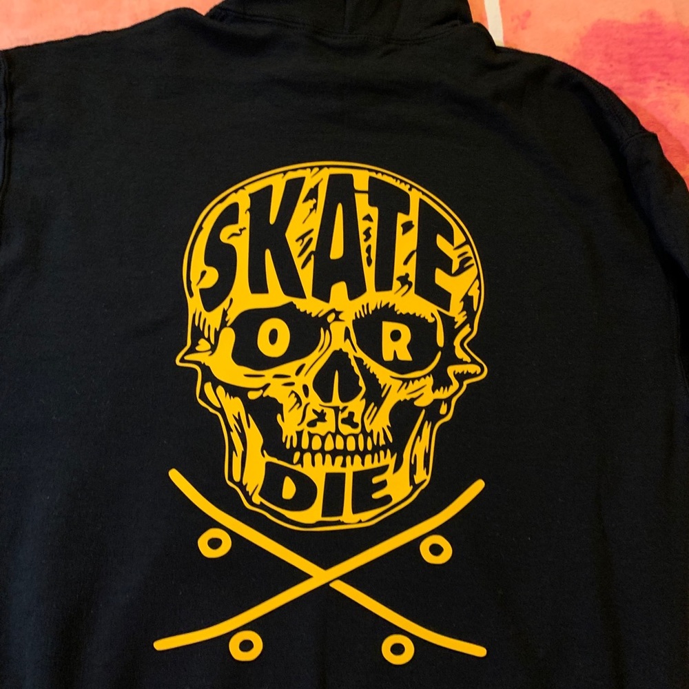 Skate or die Graphic pullover Hoodie - Picture 7 of 11